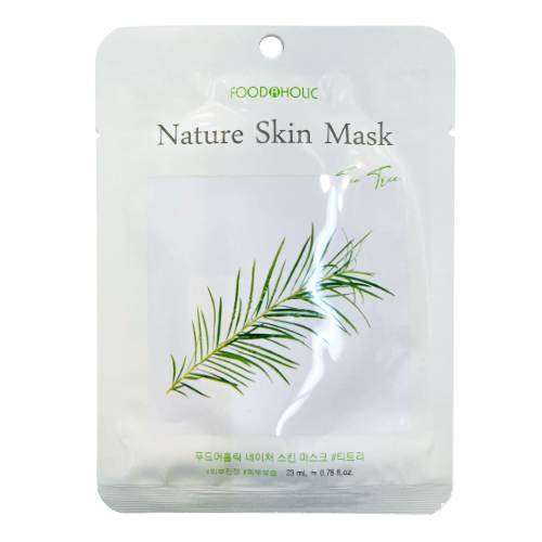 Маска тканевая FOODAHOLIC Tea Tree Nature Skin Mask (23ml)