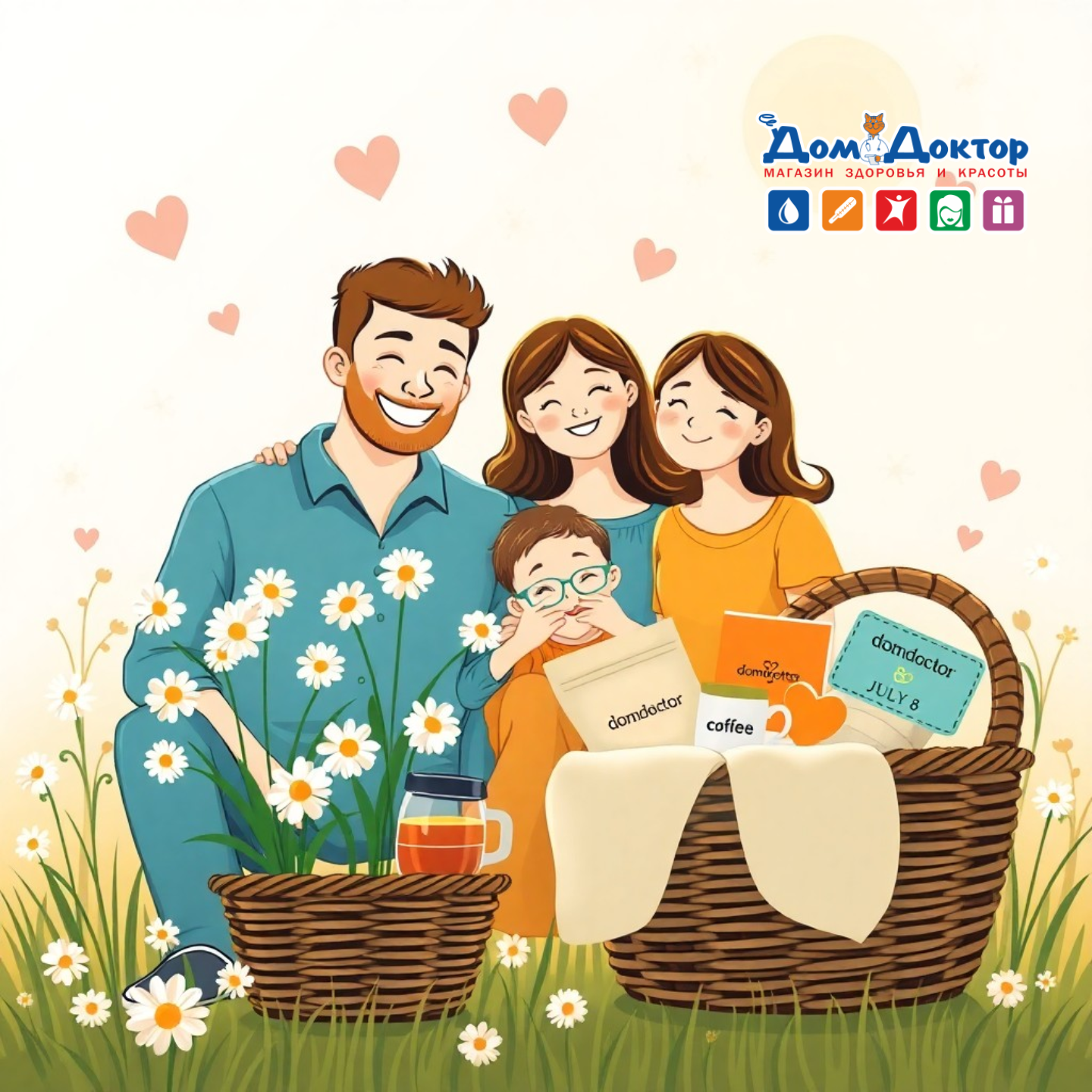 8 Июля – День Семьи, Любви и Верности с ДомДоктор