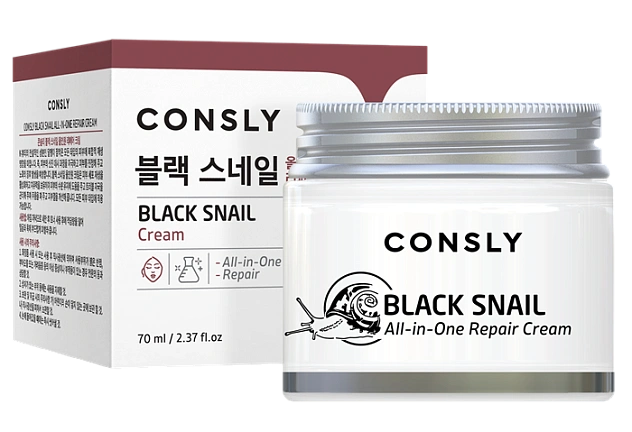 Крем для лица многофункциональный восстанавливающий с муцином черной улитки CNS CREAM, 70 мл