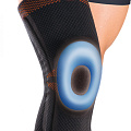 Бандаж коленный динамический с пружинными ребрами жесткости Orliman 9104 (S/2, Черный)