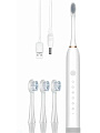 Щетка зубная звуковая Х-3 (3 насадки в комплекте) (Цвет: Белый)