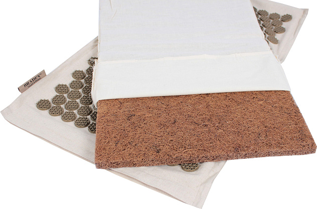 Набор акупунктурный НИРВАНА (подушка, коврик,сумка) BRADEX