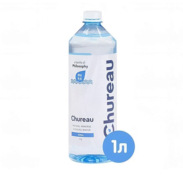 Вода минеральная Chureau 9.5 PH 1л
