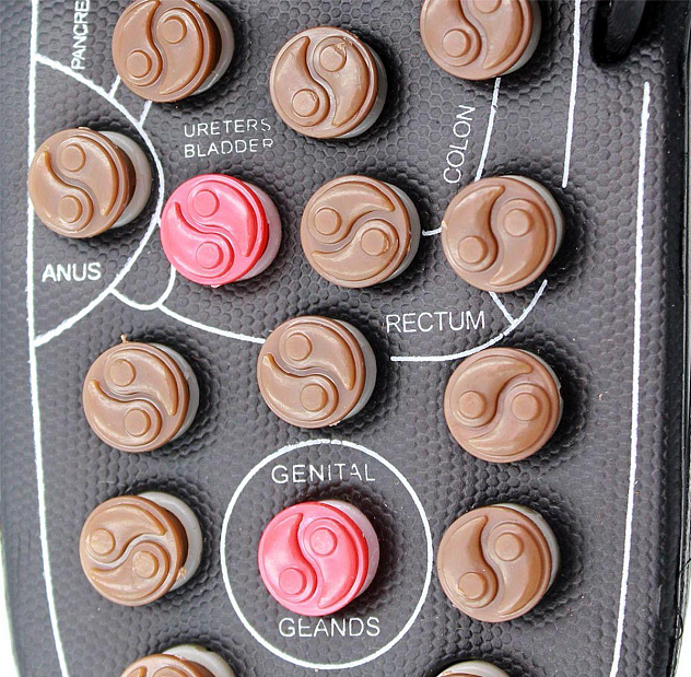 Тапочки массажные рефлекторные Gess uFoot