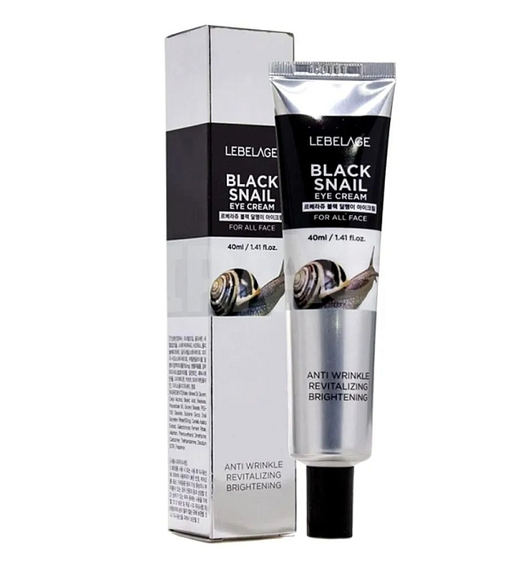 Крем для кожи вокруг глаз с экстрактом черной улитки LEBELAGE, 40 мл