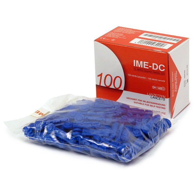 Ланцеты одноразовые к ручке для прокалывания IME-DC PRINCE (100 шт)