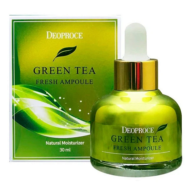 Сыворотка для лица с экстрактом зеленого чая DEOPROCE GREENTEA FRESH